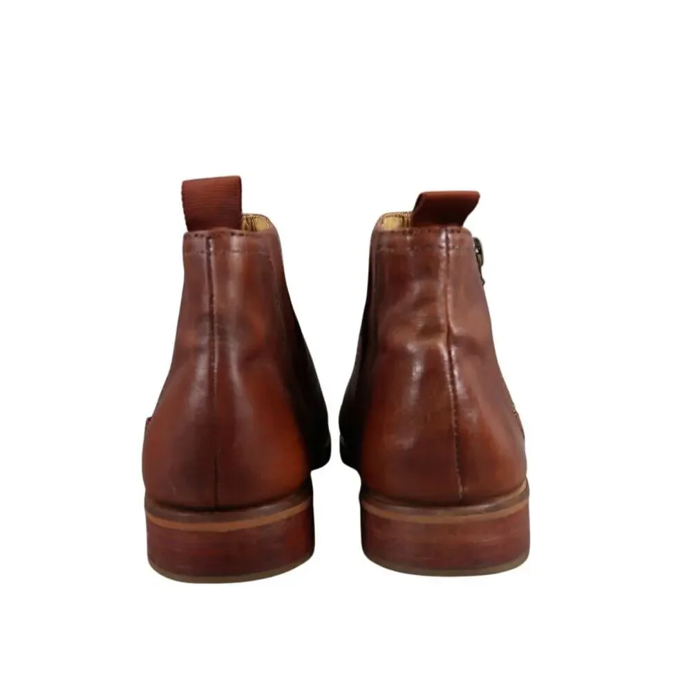 J Shoes Womens 6.5 Boots Classic Leather Kellen Ankle Bootie Zip Artisan Comfort